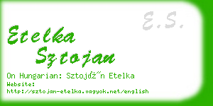etelka sztojan business card